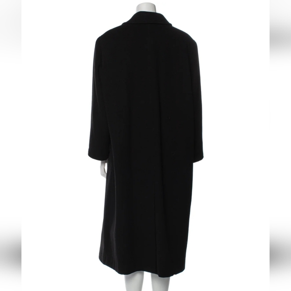Bill Blass Black Lambswool Coat - Picture 3 of 3